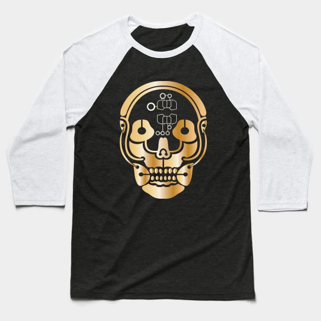 Skull Baseball T-Shirt by martinussumbaji